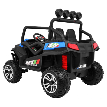 Grand Buggy Strong Lift dla dzieci Niebieski + Napęd 4x4 + Pilot + Bagażnik + Radio MP3 + LED